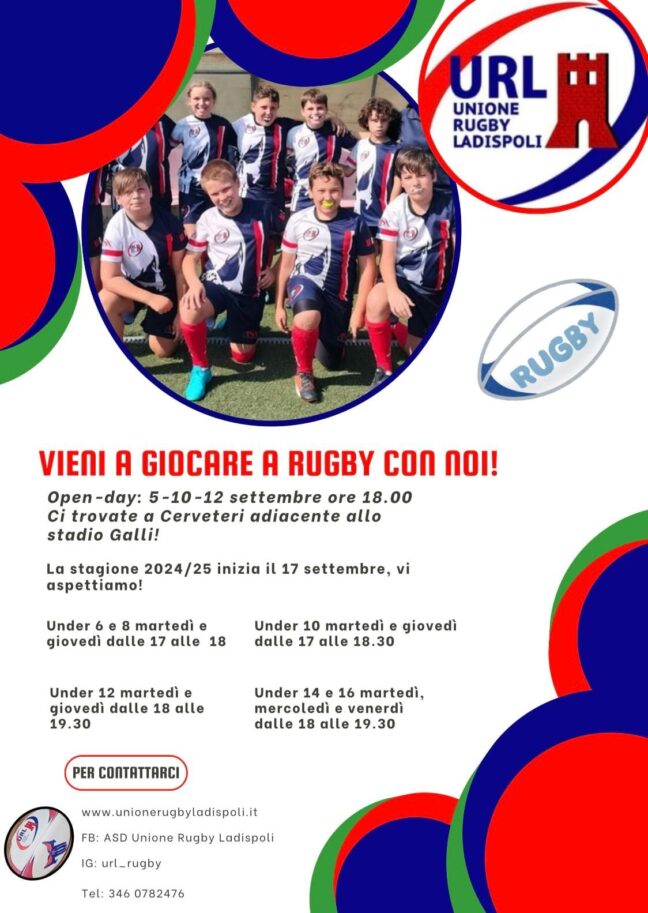 Volantino URL rugby stagione 2024-2025